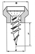 Vis de fixation "RD"